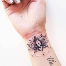 Having a sunflower tattoo on the wrist is a great way to make an elegant, personal statement. A Little Wrist Lotus For Tanya So Fun Thank You Tattoo Tattoos Tattoosofinstagram Inkstagr Flower Wrist Tattoos Lotus Tattoo Wrist Mandala Wrist Tattoo