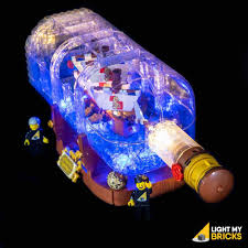 Lego ship in a bottle. Lights For Lego Ship In A Bottle 21313 Light My Bricks