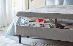 Gressvik struttura letto con contenitore, beige, 140x200. Piccoli Angoli A Scomparsa Per Lavorare Da Casa Ikea It