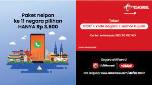 Sebagai contoh untuk telepon ke afghanistan dari indonesia sejak keterbukaan informasi, kini tersedia banyak operator yang melayani fasilitas sli. Idd 01017 Telkomsel