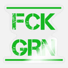 Spieltag war der rückstand auf den 15. Anti Grunen Fck Grn Kapitalisten Dieselfaher Sticker Spreadshirt