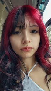 Fresh red streaks !! : r/HairDye