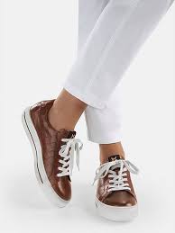 Paul green still prioritizes the form and the. Paul Green Sneaker Kastanie
