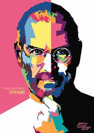 Steve Jobs Steve Jobs Wpap Art Pop Art Portraits