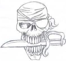A fun drawing tutorial that shows you every step of the way. How To Draw A Pirate Skull Skulls Drawing Skull Art Drawing Skull Drawing