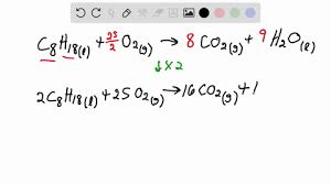 Gas Stoichiometry - Combustion Of Octane In Air - Youtube