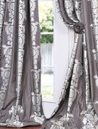 Image Result For Charcoal Silk Curtains For Living Room Faux Silk Curtains Silver Curtains Silk Curtains