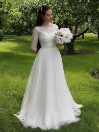 Long Sleeve A Line See Through Cheap Wedding Dresses Online Wd340 Lace Bodice Wedding Dress Wedding Gowns Lace Half Sleeve Wedding Dress