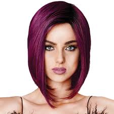The most amazing short wedding hairstyles. Amazon Com Gnimegil Short Bob Fashion Hairstyle Straight Burgundy Bob Wigs For Women Purple Red Cosplay Party Wig Heat Resistant Synthetic Wig Midnight Berry Wigs Wig Head Circumference Size Is 20 24
