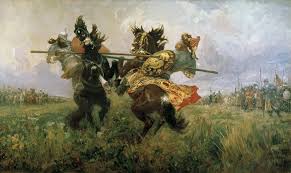 Německý expresionismus 100 duha v horní části. Prisaha Horatiu 1784 Rodon
