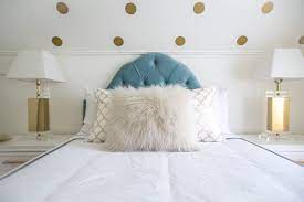 Dark teal and gold bedroom ideas. Bedroom In Teal And Gold Houzz