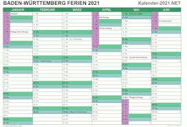 Übersicht & infos zu den feiertagen in deutschland 2021: Ferien Baden Wurttemberg 2021 Ferienkalender Ubersicht