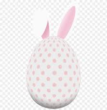 Bunny ears to replace the party hats!. Download Easter Egg With Bunny Ears Png Images Background Toppng