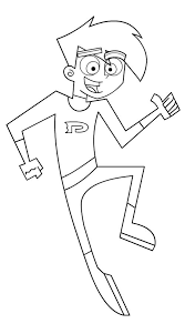 Danny Phantom Poses Fly Coloring Pages For Kids Dvv Printable Danny Phantom Coloring Pages For Kids