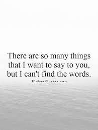 There Are So Many Things That I Want To Say To You But I Can T Picture Quotes