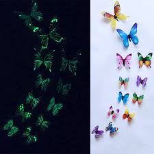 Shop now at lightinthebox.com, one of the world's leading online retailers. 12pcs Luminous Butterfly Design Decal Art Wall Stickers Room Magnetic Home Decor Diy Stickers Stickertjes Wallpaper Decoration 7 Wall Stickers Aliexpress