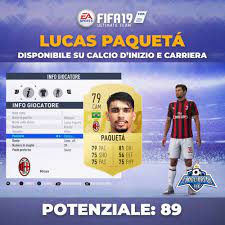 Lucas fifa 21 career mode. Fifa 19 Lucas Paqueta Del Milan Adesso Disponibile