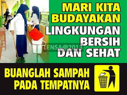 Membuang sampah sembarangan sama dengan membuat bumi menjadi berantakan. Poster Pembelajaran Tematik Kelas V Sd