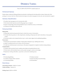 copywriter resume example + helpful