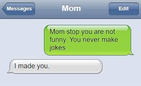 Yeah, i was a virgin until last night. kid 1: 61 Of The Funniest Texts From Moms Ever Bored Panda