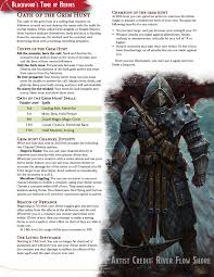 Homebrewing Class Homebrewing Oath Of The Grim Hunt A Paladin Oath Dedicated To Hunting Down The Monster The Mutant And The Witc In 2020 Charakter Kunst Kunst Kino
