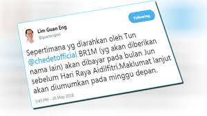 556 hits info tarikh bayaran brim 2017 terkini terbaru br1m berikutan dengan dasar yang dikemukakan dalam pembentangan bajet 2017 kadar baru pembayaran br1m 6 0 untuk tahun 2017. Bayaran Kedua Br1m Pada Awal Jun Ini