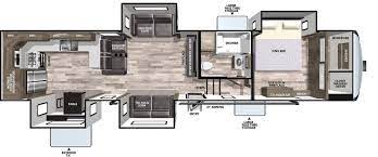 Floor plans help you envision a space and how it will look when construction or renovations are complete. The Most Unique Fifth Wheel Floorplans In 2020 Meyer S Rv Superstores