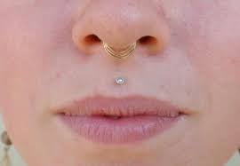 Gold Medusa Piercing Philtrum Piercing Medusa Piercing Piercings