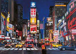 Times square is the heart of entertainment in new york city and is home to more than 45 theatres and 28 hotels. Times Square Nyc 1000 Pieces Ravensburger Puzzle Warehouse