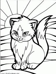 Dog coloring pages depict various types of dogs which makes filling them up with diversified colors an interesting experience. Printable Kitten Coloring Pages For Kids Drawing With Crayons