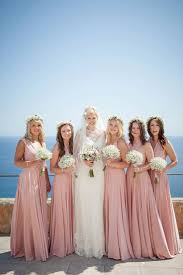 Blush Pink Twobirds Bridesmaid Dresses A Real Wedding Featuring Our Mult Dusty Pink Bridesmaid Dresses Blush Pink Bridesmaid Dresses Blush Bridesmaid Dresses