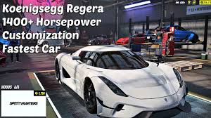 Need For Speed Heat Koenigsegg Regera Fastest Car Customization Gameplay Fully Tuned Youtube