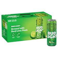 Bud Light Lime Beer Can 18 12 Fl Oz Albertsons