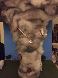 Science Project 3 D Model Of A Tornado For My Earth Science Project This Tornado Model Was Mad Earth Science Projects Science Project Models Weather Projects