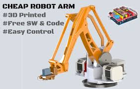 Robot Arm Mk2 Plus Stepper Motor Used Robot Arm Arduino Robot Arm Robot