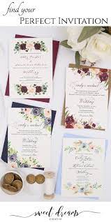 Floral Wedding Invitations Floral Wedding Invitations Wedding Invitations Diy Wedding Invitations