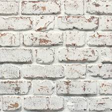 These brick wallpapers are textured and has realistic brick effect in a high quality print. Townline Paint White Rustic Brick Wallpaper