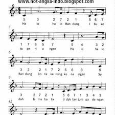 Lirik lagu 'mari bung rebut kembali' datang set. Tangga Nada Pada Lagu Halo Halo Bandung Brainly Co Id