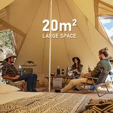 Naturehike NH20ZP012 Lều Cắm Trại Mông Cổ 10 người | Công Ty TNHH ProCamping
