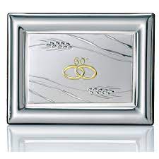Regali x 50 di matrimonio. Targa In Argento Nozze D Oro Anniversario 50 Anni Di Matrimonio Gioielloro