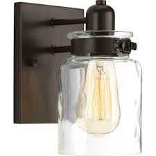 Progress Lighting Calhoun Collection One Light Bath Vanity P300045 020 The Home Depot