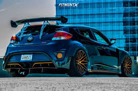 Hyundai veloster custom's average market price (msrp) is found to be from $18,000 to $23,950. 2016 Hyundai Veloster Turbo With 20x9 Str 615 And Achilles 245x30 On Air Suspension 687948 Fitment Industries
