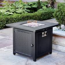 These kits only need to be attached to a propane tank, much like a gas grill. Gas Fire Pit With Slat Top Walmart Canada