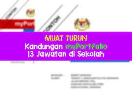Templat kosong myportfolio pembantu operasi pejabat. Muat Turun Kandungan Myportfolio 13 Jawatan Di Sekolah Cikgu Share