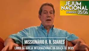 Há uma semana ele informou sobre a suposta descoberta durante o programa o show da fé, vinculado pela tv band. Igreja Da Graca Nosso Querido Missionario R R Soares