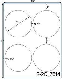 4 Diameter Round White Label Sheet For Our Vinyl Record Guest Book Sheet Labels Round Labels Soap Labels