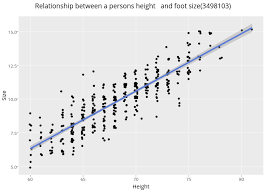 Relationship Between A Persons Height And Foot Size 3498103