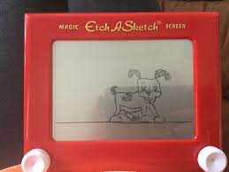 Etch A Sketch Dog Etch A Sketch My Arts Etching