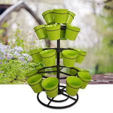 One of kent's best garden centres. 4 Tier Revolving Garden Pot Rack Holder Plant Stand For Multiple Plants Indoors Outdoors 30 Flower Pots Outdoor Raised Garden Planter Set For Growing Strawberries Herbs Flowers Succulents Walmart Com Walmart Com