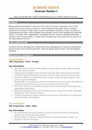 Focus on these skills as you craft your resume, just as you see in the personal banker resume sample, and use them as an opportunity to show why you are the best personal banker for the job. Personal Banker Resume Samples Qwikresume